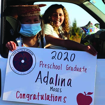 Image of 2020 Betty J. Taylor Tulalip Early Learning Academy preschool graduate Adalina