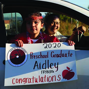Image of 2020 Betty J. Taylor Tulalip Early Learning Academy preschool graduate Aidley