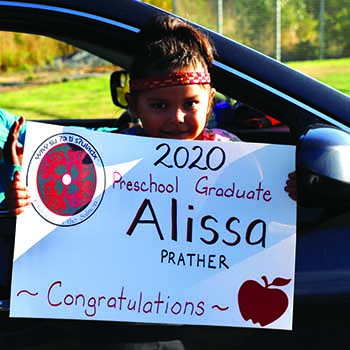 Image of 2020 Betty J. Taylor Tulalip Early Learning Academy preschool graduate Alissa