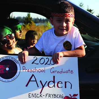 Image of 2020 Betty J. Taylor Tulalip Early Learning Academy preschool graduate Ayden