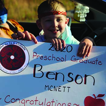 Image of 2020 Betty J. Taylor Tulalip Early Learning Academy preschool graduate Benson