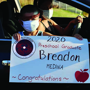 Image of 2020 Betty J. Taylor Tulalip Early Learning Academy preschool graduate Breadon