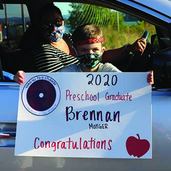 Image of 2020 Betty J. Taylor Tulalip Early Learning Academy preschool graduate Brennan