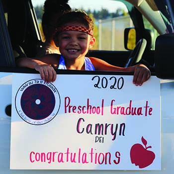 Image of 2020 Betty J. Taylor Tulalip Early Learning Academy preschool graduate Camryn