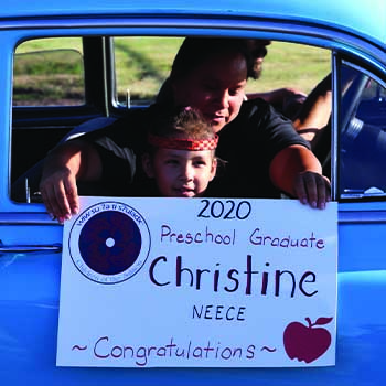 Image of 2020 Betty J. Taylor Tulalip Early Learning Academy preschool graduate Christine