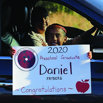 Image of 2020 Betty J. Taylor Tulalip Early Learning Academy preschool graduate Daniel F.