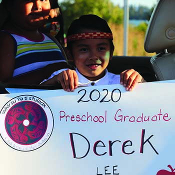 Image of 2020 Betty J. Taylor Tulalip Early Learning Academy preschool graduate Derek