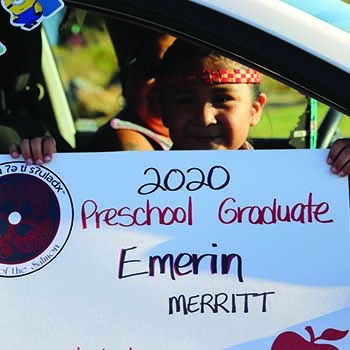 Image of 2020 Betty J. Taylor Tulalip Early Learning Academy preschool graduate Emerin