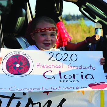 Image of 2020 Betty J. Taylor Tulalip Early Learning Academy preschool graduate Gloria