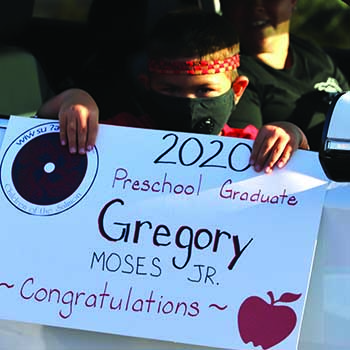 Image of 2020 Betty J. Taylor Tulalip Early Learning Academy preschool graduate Gregory