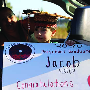 Image of 2020 Betty J. Taylor Tulalip Early Learning Academy preschool graduate Jacob