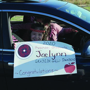 Image of 2020 Betty J. Taylor Tulalip Early Learning Academy preschool graduate Jaelynn