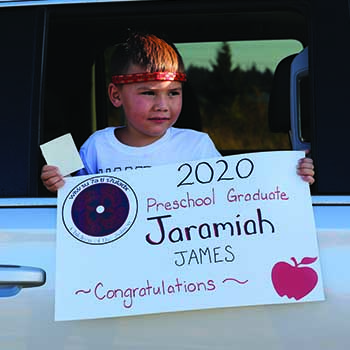 Image of 2020 Betty J. Taylor Tulalip Early Learning Academy preschool graduate Jaramiah