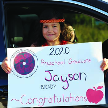 Image of 2020 Betty J. Taylor Tulalip Early Learning Academy preschool graduate Jayson