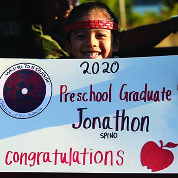 Image of 2020 Betty J. Taylor Tulalip Early Learning Academy preschool graduate Jonathon
