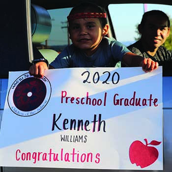 Image of 2020 Betty J. Taylor Tulalip Early Learning Academy preschool graduate Kenneth