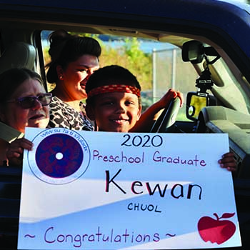 Image of 2020 Betty J. Taylor Tulalip Early Learning Academy preschool graduate Kewan