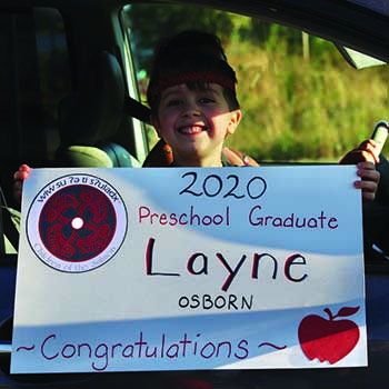 Image of 2020 Betty J. Taylor Tulalip Early Learning Academy preschool graduate Layne