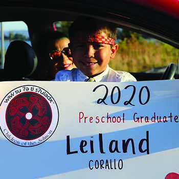 Image of 2020 Betty J. Taylor Tulalip Early Learning Academy preschool graduate Leiland