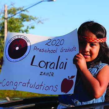 Image of 2020 Betty J. Taylor Tulalip Early Learning Academy preschool graduate Loralai