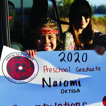 Image of 2020 Betty J. Taylor Tulalip Early Learning Academy preschool graduate Naiomi