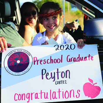 Image of 2020 Betty J. Taylor Tulalip Early Learning Academy preschool graduate Peyton