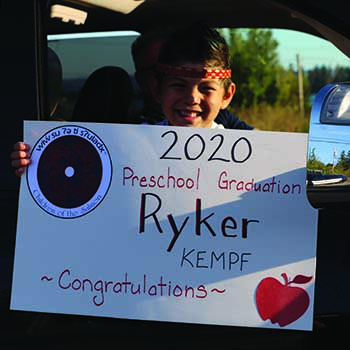 Image of 2020 Betty J. Taylor Tulalip Early Learning Academy preschool graduate Ryker