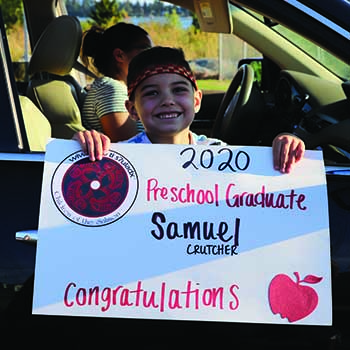 Image of 2020 Betty J. Taylor Tulalip Early Learning Academy preschool graduate Samuel