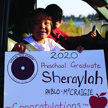 Image of 2020 Betty J. Taylor Tulalip Early Learning Academy preschool graduate Sheraylah