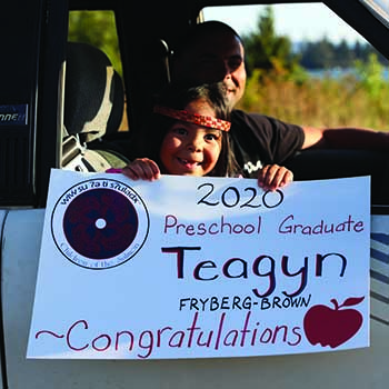 Image of 2020 Betty J. Taylor Tulalip Early Learning Academy preschool graduate Taygen