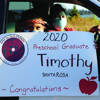 Image of 2020 Betty J. Taylor Tulalip Early Learning Academy preschool graduate Timothy