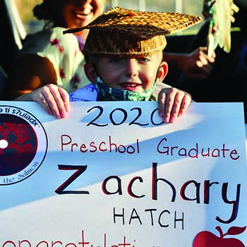 Image of 2020 Betty J. Taylor Tulalip Early Learning Academy preschool graduate Zachary