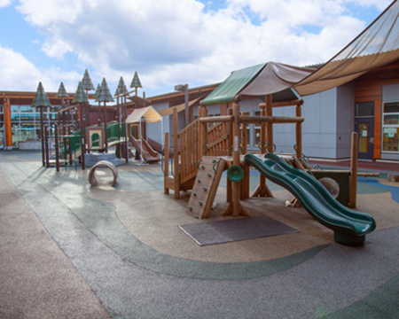 Betty J. Taylor Early Learning Academy official site - child care playground image.