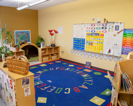 Betty J. Taylor Early Learning Academy official site - preschool room image.